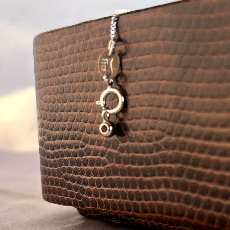 925 Sterling Silver Letter S Pendant Necklace